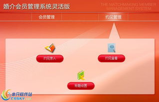 宏達婚介會員管理系統界面預覽 宏達婚介會員管理系統界面圖片